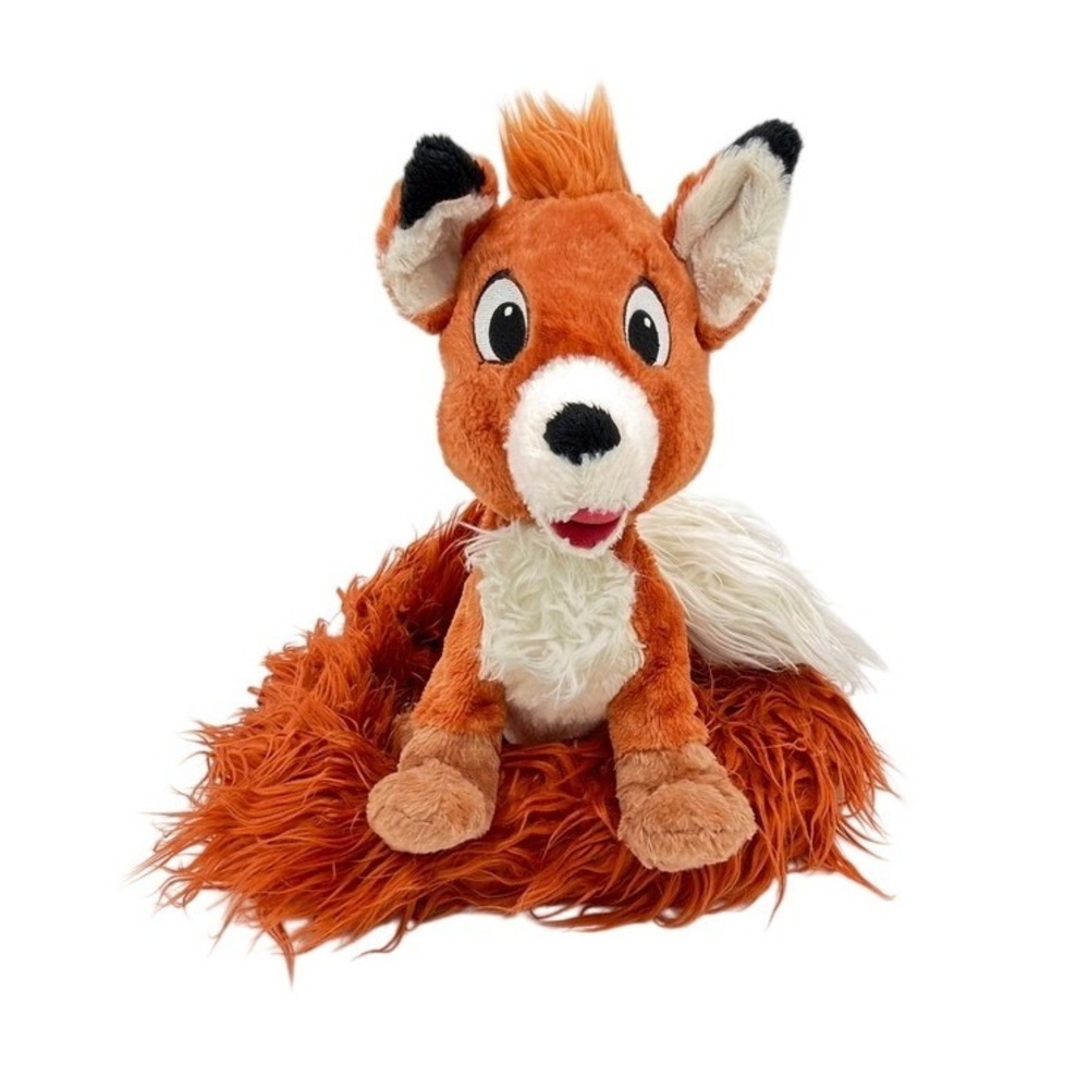 Disney Parks Tod Fox Plush The Fox and the Hound Long Tail Stuffed Animal